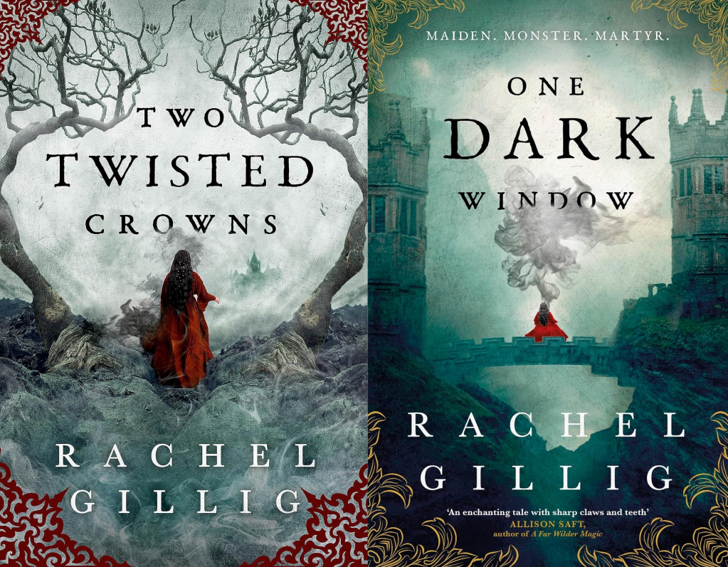 One Dark Window" and "Two Twisted Crowns" by Rachel Gillig combo